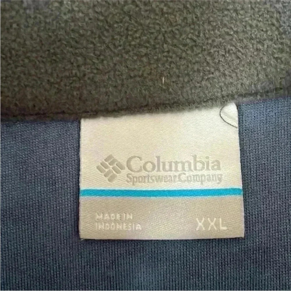Columbia Lightweight Fleece in Blue/Grey Size XXL EUC - Picture 4 of 7